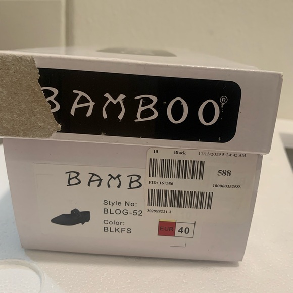 Bamboo black Mary Jane flats - Picture 2 of 3